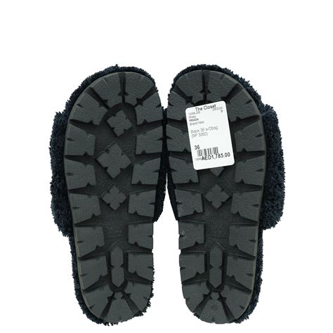 prada terry cloth sandals|Yellow/black Terry cloth slides .